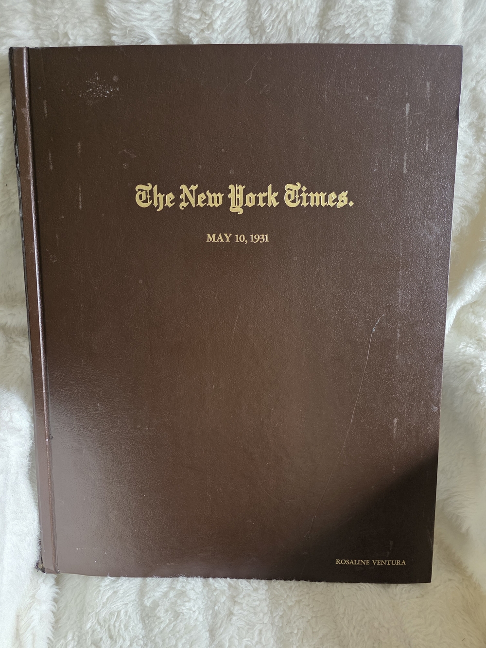 Vintage New York Times May 10 1931 Brown Newspaper